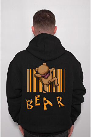 Ayı Bear Ted Teddy Crazy Ayı Panda Sweatshirt Unisex Kapüşonlu Hoodie
