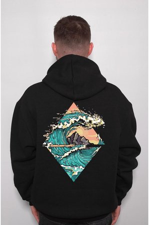 Sea Deniz Dalga Surf California Sweatshirt Unisex Kapüşonlu Hoodie
