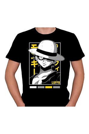 Luffy Anime Naruto Japanese Japan Korea Dizi Tişört Unisex T-shirt