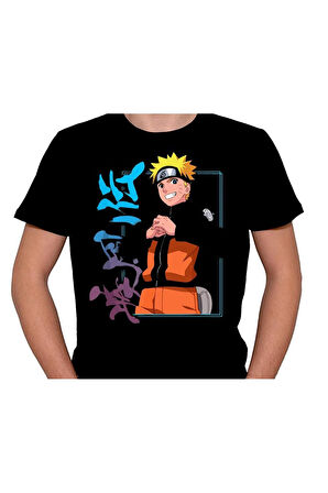 Naruto Kakashi Anime Japanese Japan Korea Dizi Tişört Unisex T-shirt