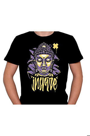 Insane Buddha Buda Yoga Tişört Unisex T-shirt