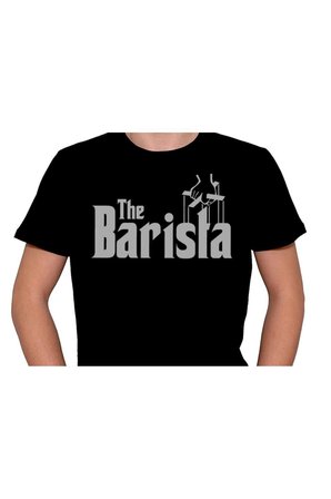 The Barista Godfather Barmen Art Coffee Tişört Unisex T-shirt