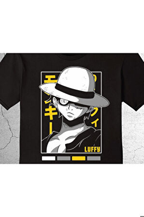 Luffy Anime Naruto Japanese Japan Korea Dizi Tişört Çocuk T-shirt