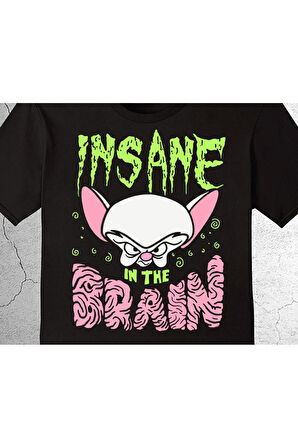 Pinky And The Brain Insane Çizgi Dizi Tişört Çocuk T-shirt