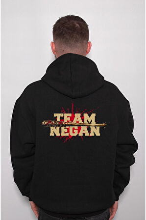 Team Negan The Walking Dead Sweatshirt Unisex Kapüşonlu Hoodie