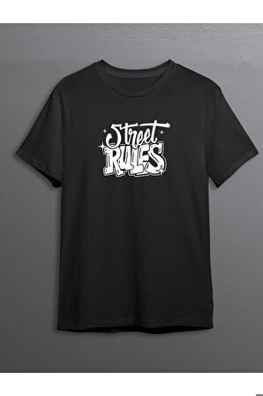 Undergraund Street Rules Gangsta Tişört Unisex T-shirt