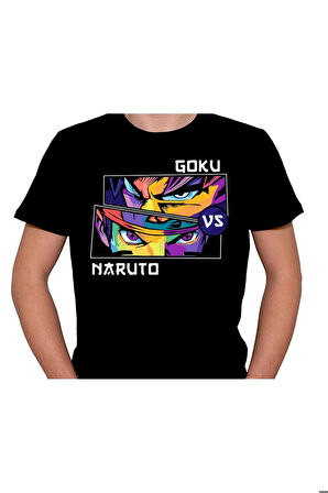 Naruto Kakashi Goku Anime Japan Japanese Korea Dizi Tişört Unisex T-shirt