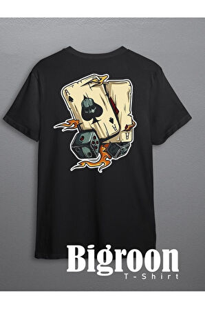 Poker Blackjack 21 İskambil Kağıdı Tişört Unisex T-shirt