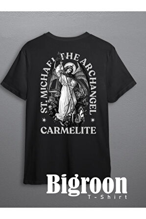 Realistic Arcangel Baş Melek Carmelite Tişört Unisex T-shirt