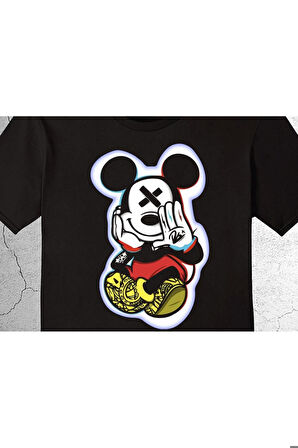 Mickey Mouse Fare Çizgi Film Tişört Çocuk T-shirt