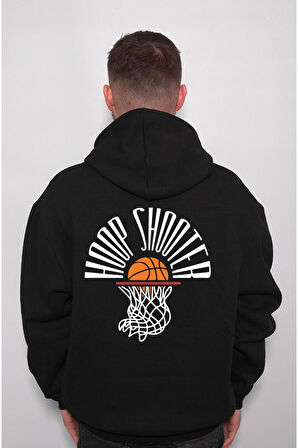 Basketbol Basketball Hoop Shooter Şutör Pota Sweatshirt Unisex Kapüşonlu Hoodie