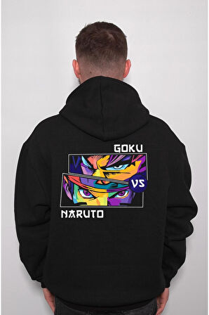 Naruto Kakashi Goku Anime Japan Japanese Korea Dizi Sweatshirt Unisex Kapüşonlu Hoodie