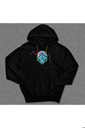 Yoga Ohm Meditasyon Üçüncü Göz Sweatshirt Unisex Kapüşonlu Hoodie