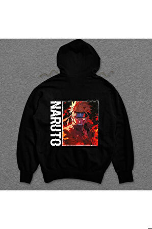 Naruto Kakashi Anime Japan Japanese Sweatshirt Unisex Kapüşonlu Hoodie