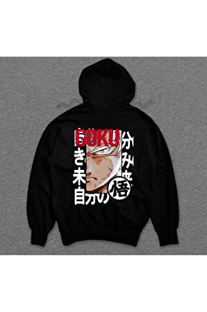 Naruto Kakashi Goku Anime Japanese Animasyon Sweatshirt Unisex Kapüşonlu Hoodie