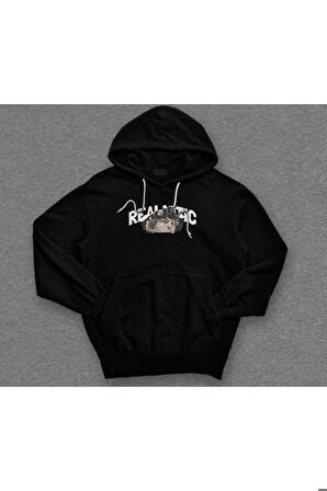 Realistic Arcangel Baş Melek Carmelite Sweatshirt Unisex Kapüşonlu Hoodie