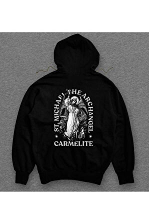 Realistic Arcangel Baş Melek Carmelite Sweatshirt Unisex Kapüşonlu Hoodie