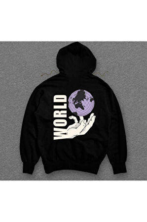 Escape World Dünyadan Kaçış Sweatshirt Unisex Kapüşonlu Hoodie
