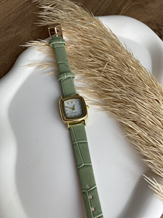 Bs Stıll Vintage Kadın Kol Saati Retro quartz deri kordon 1 Adet