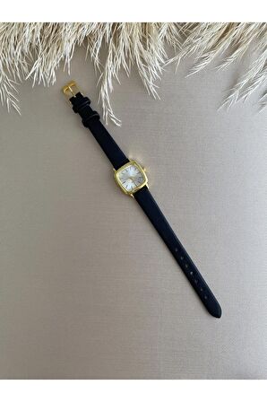 Retro Minimal Vintage Deri Kordon Kadın Kol Saati