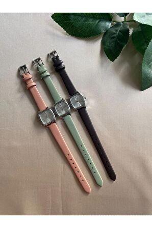 Bs Stıll Retro Minimal Deri Kordon Kadın Kol Saati