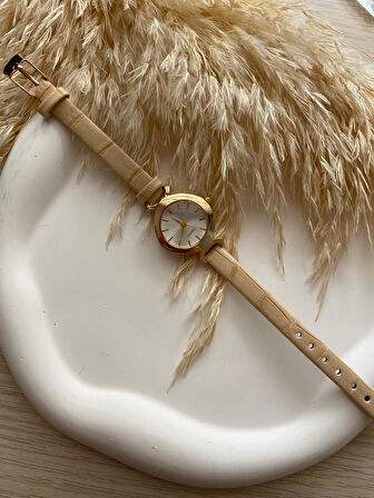 Bs Stıll Vintage Kadın Kol Saati Retro Quartz Minimal Deri Dordon 1 Adet