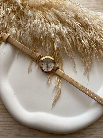 Bs Stıll Vintage Kadın Kol Saati Retro Quartz Minimal Deri Dordon 1 Adet