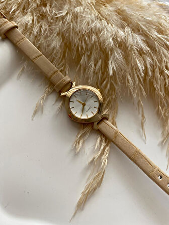 Bs Stıll Vintage Kadın Kol Saati Retro Quartz Minimal Deri Dordon 1 Adet