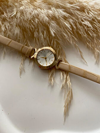 Bs Stıll Vintage Kadın Kol Saati Retro Quartz Minimal Deri Dordon 1 Adet