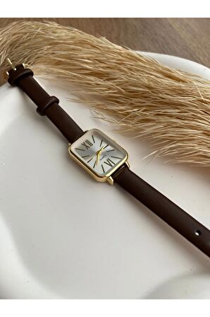 Bs Stıll Vintage Kadın Kol Saati Retro quartz deri kordon 1 Adet
