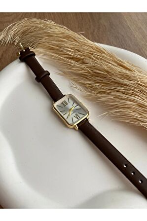 Bs Stıll Vintage Kadın Kol Saati Retro quartz deri kordon 1 Adet