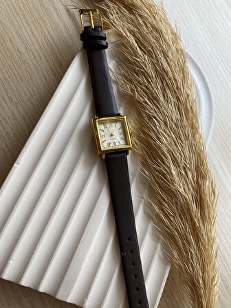 Bs Stıll Vintage Kadın Kol Saati Retro quartz deri kordon 1 Adet