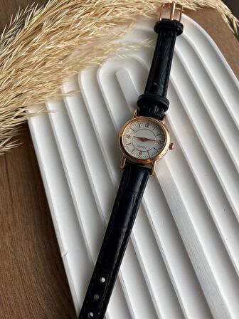Bs Stıll Vintage Kadın Kol Saati Retro quartz deri kordon 1 Adet