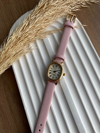 Bs Stıll Vintage Kadın Kol Saati Retro quartz deri kordon 1 Adet