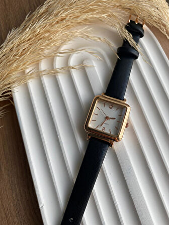 Bs Stıll Vintage Kadın Kol Saati Retro quartz deri kordon 1 Adet