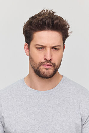 LİKRALI PAMUK  BİSİKLET  YAKA  TİŞÖRT