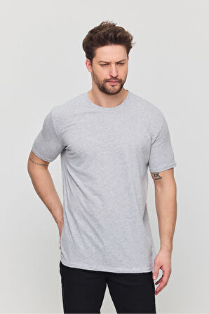 LİKRALI PAMUK  BİSİKLET  YAKA  TİŞÖRT