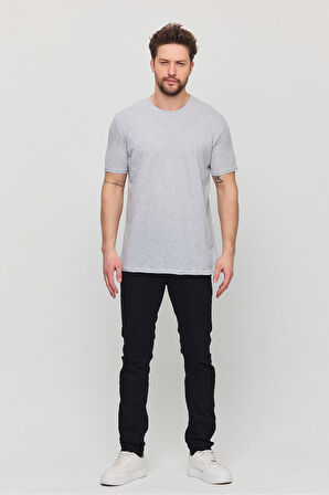 LİKRALI PAMUK  BİSİKLET  YAKA  TİŞÖRT