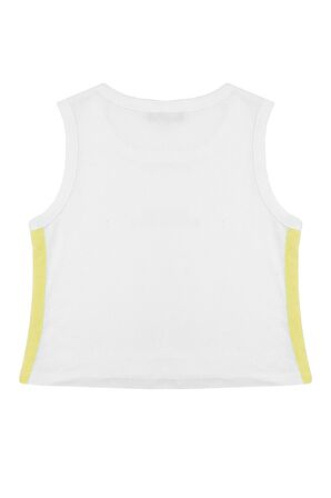 Kız Çocuk Sarı Şort Tshirt Takım - Kolej