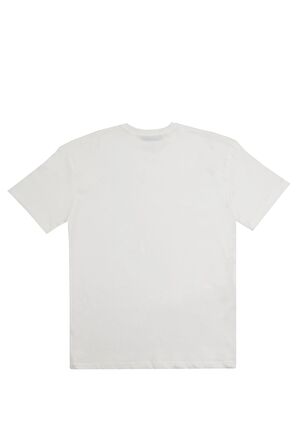Kız Çocuk Beyaz Tshirt Baskılı- Soft