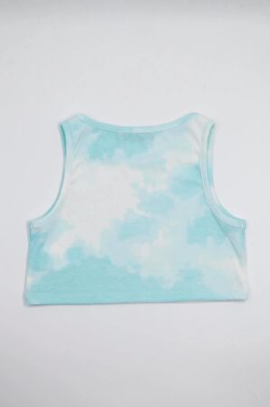 Kız Çocuk Crop Tshirt Yeşil - Fitil