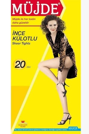 Ince Külotlu Çorap 20 Denye (sarı Paket)-57 Ten