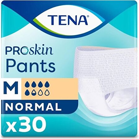 Tena Proskin Pants Normal Emici Külot, Orta Boy (M), 5.5 Damla, 30'Lu 2 Paket 60 Adet