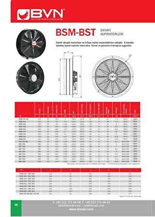 Bahçıvan BSM 300 Sanayi Aspiratörü