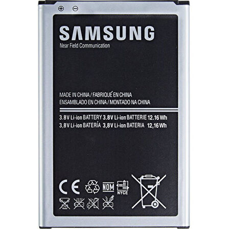 Samsung Galaxy Note 3 SM-N9000 Batarya Pil - Orijinal
