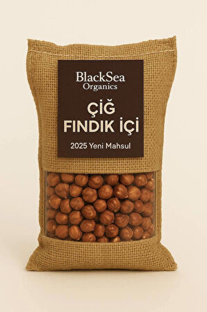 Çiğ Fındık İçi – 2025 Yeni Mahsul, Katkısız Doğal, BlackSea Organics (500 g)