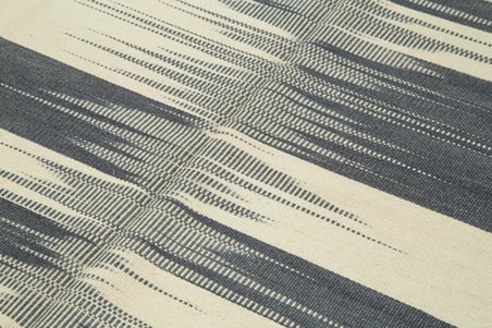 Ekru Bej Modern Geometrik El Dokuma Salon Kilimi Mutfak Yatak Odası