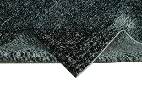Antrasit Modern Soyut El Dokuma Halı Koridor Salon Yatak Odası Dekoratif