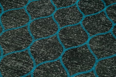 Antrasit Modern Geometrik El Dokuma Salon Halısı Koridor Yatak Odası
