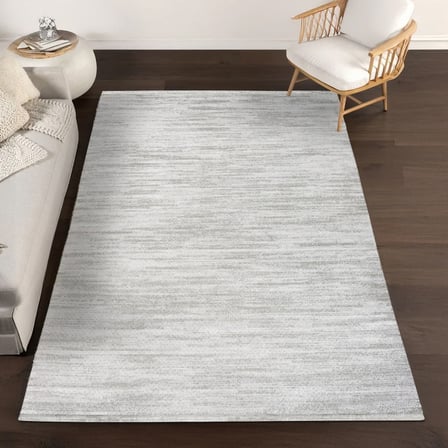 Modern Gri Soyut Salon Halısı Kaymaz Tabanlı Dijital Baskı Koridor Uyumlu